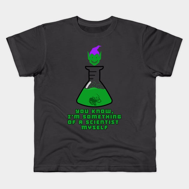 I'm Something of a Scientist Myself Kids T-Shirt by thearkhive